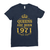 queens are born in 1971 Ladies Fitted T-Shirt