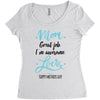 Mom Great Job I'm Awesome Love Happy Mother's Day Women's Triblend Scoop T-shirt