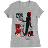 cat shirt Ladies Fitted T-Shirt