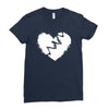 broken heart xxx Ladies Fitted T-Shirt