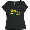unacceptable! Women's Triblend Scoop T-shirt