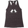 trex i love you this much Racerback Tank