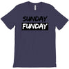 sunday funday t shirt funny jersey shore football T-Shirt