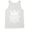 Queens Are Born In January Tank Top