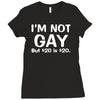 details about  i'm not gay, but $20 is $20 Ladies Fitted T-Shirt
