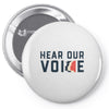 Women's March Hear Our Voice Pin-back button
