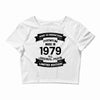 Premium Vintage  1979 Crop Top