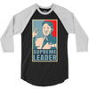 Supreme Leader Un, Kim Jong Un Parody 3/4 Sleeve Shirt