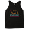 neon sign california republic flag bear Tank Top