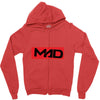 LOVE IS SO MAD Zipper Hoodie