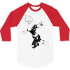 captain marvel 7 3/4 Sleeve Shirt