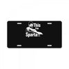 this is sparta  film License Plate