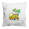 summer beach Throw Pillow