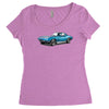 1965 corvette sting ray classic car, ideal birthday gift or pres Women's Triblend Scoop T-shirt
