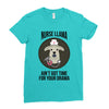 nurse lama Ladies Fitted T-Shirt
