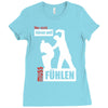 wer nicht h&ouml;ren will muss f&uuml;hlen Ladies Fitted T-Shirt