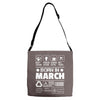 Born In March Adjustable Strap Totes