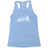 dj evolution funny music mixing djing disk jockey turntable Racerback Tank