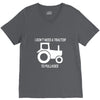 i dont need a tractor to pull hoes funny V-Neck Tee