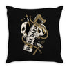 work hard until die Throw Pillow