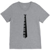 piano tie V-Neck Tee