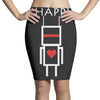 chappie robot movie logo Pencil Skirts