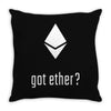 got ether ? Throw Pillow