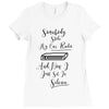 Silence (f94) Ladies Fitted T-Shirt