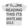 if youre reading this its white and gold All Over Men's T-shirt