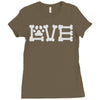 love dogs Ladies Fitted T-Shirt