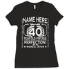 40th birthday Ladies Fitted T-Shirt