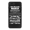 I Am A March Women iPhone 7 Plus Case