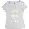 legendary riders are born in 1961 Women's Triblend Scoop T-shirt