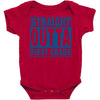 straight outta first grade Baby Bodysuit