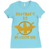 District 12 We Salute You Ladies Fitted T-Shirt