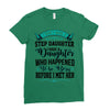 i don't have stepdaughter funny gift for stepdad Ladies Fitted T-Shirt