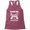December Girls Are Sunshine Mixed With A Little Hurricane Racerback Tank
