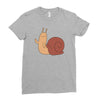 snail Ladies Fitted T-Shirt