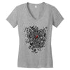 rosebud Women's V-Neck T-Shirt