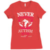 THE POWER OF AN Autism Mom Ladies Fitted T-Shirt