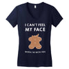 i can't feel my face Women's V-Neck T-Shirt