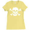 skull bones Ladies Fitted T-Shirt