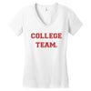 College Team Women's V-Neck T-Shirt