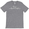 dog heart beat pulse T-Shirt