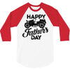 happy father's day 2 3/4 Sleeve Shirt