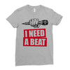 need a beat Ladies Fitted T-Shirt