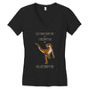 velociraptor Women's V-Neck T-Shirt