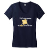i dont need condoms the aids will kill the baby Women's V-Neck T-Shirt