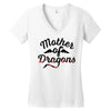 mother of dragons Women's V-Neck T-Shirt