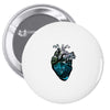 nature heart Pin-back button